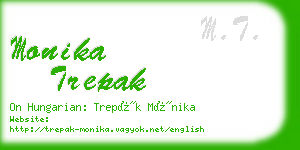 monika trepak business card